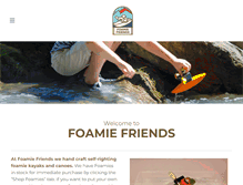 Tablet Screenshot of foamiefriends.com